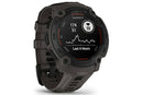 Instinct E 45mm Black with Charcoal Silicone Band