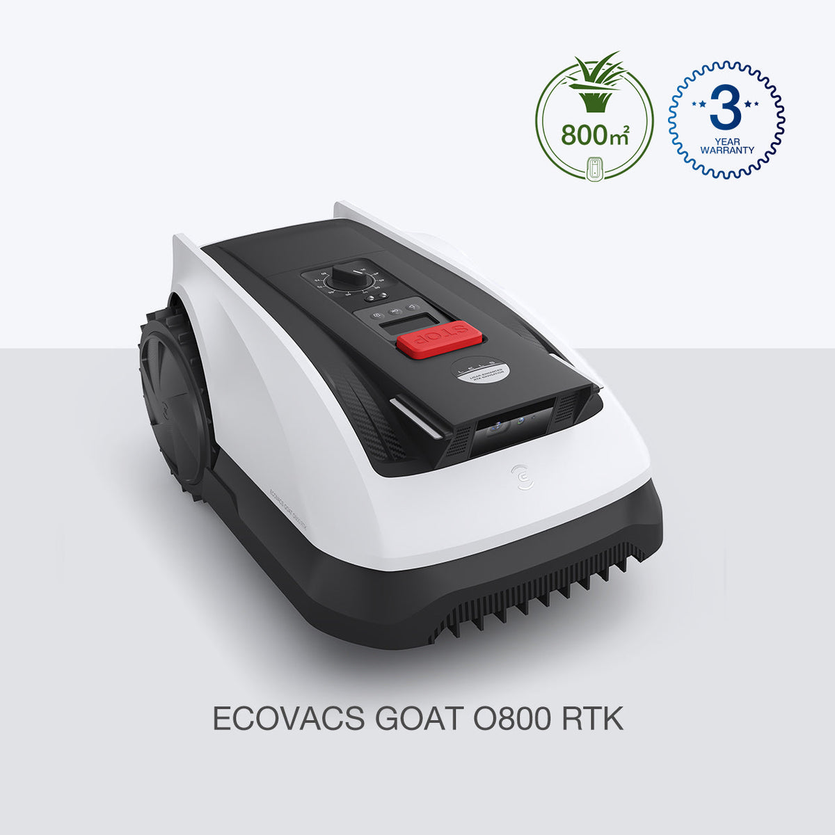 GOAT O800 RTK - Robotic Lawn Mower with Wire-Free RTK Navigation, up to 800m²