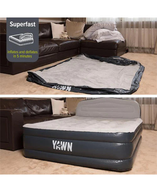Yawn Self Inflating Air Bed With Fitted Sheet Double 01659