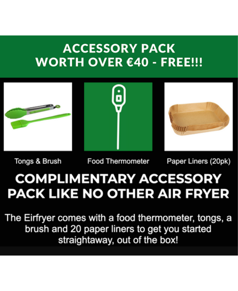 EirFryer 9L Dual Zone Air Fryer + Free Accessory Pack worth €40 033260 Redmond Electric Gorey 