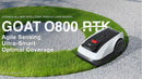 GOAT O800 RTK - Robotic Lawn Mower with Wire-Free RTK Navigation, up to 800m²