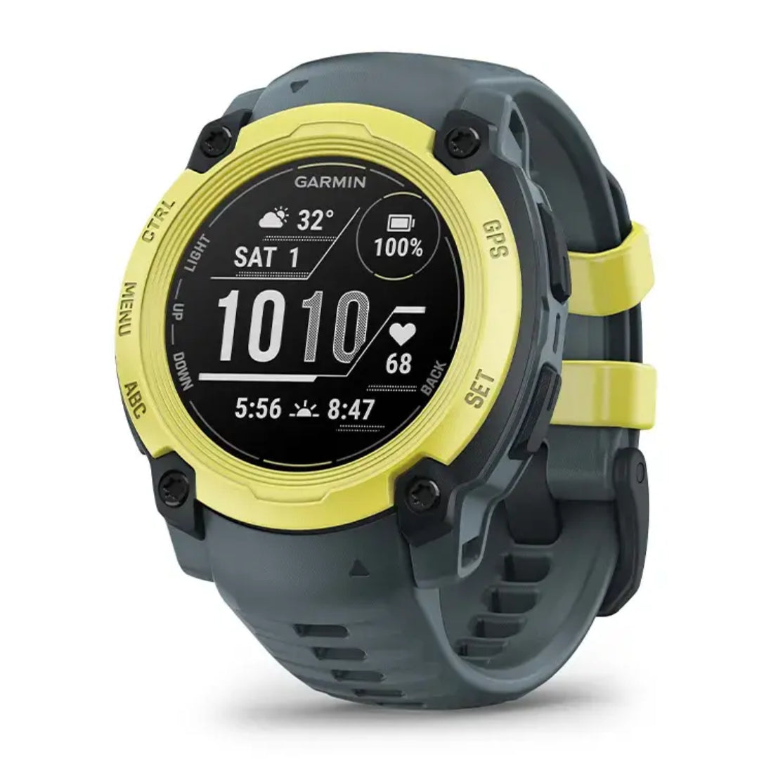 Instinct E 40mm Electric Lime with Twilight Silicone Band