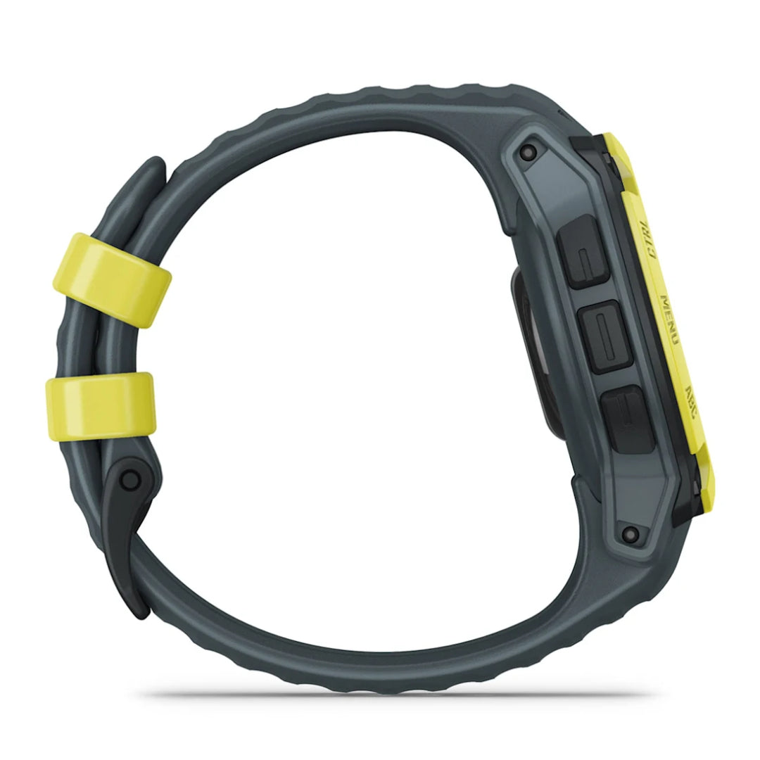Instinct E 40mm Electric Lime with Twilight Silicone Band
