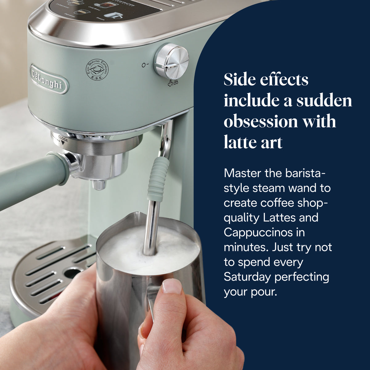 Dedica Duo Espresso Coffee Machine Green