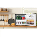 46L Tabletop Fridge with Lock Black