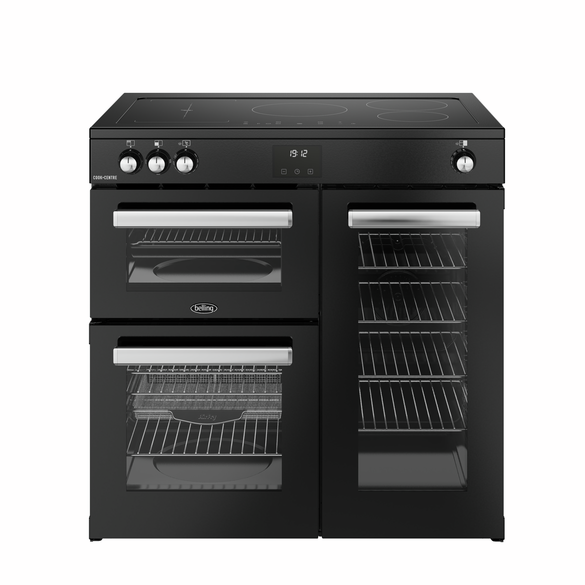 Cookcentre 90cm Induction Range Cooker Black | CC90EIBLK