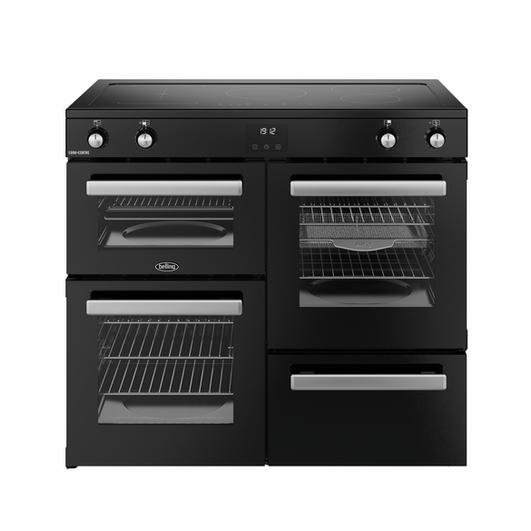 Cookcentre 100cm Induction Range Cooker Black | CC100EIBLK