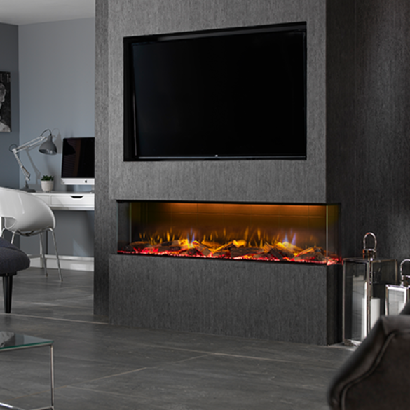 Vivente 125cm Built In Optiflame 3D Electric Fire