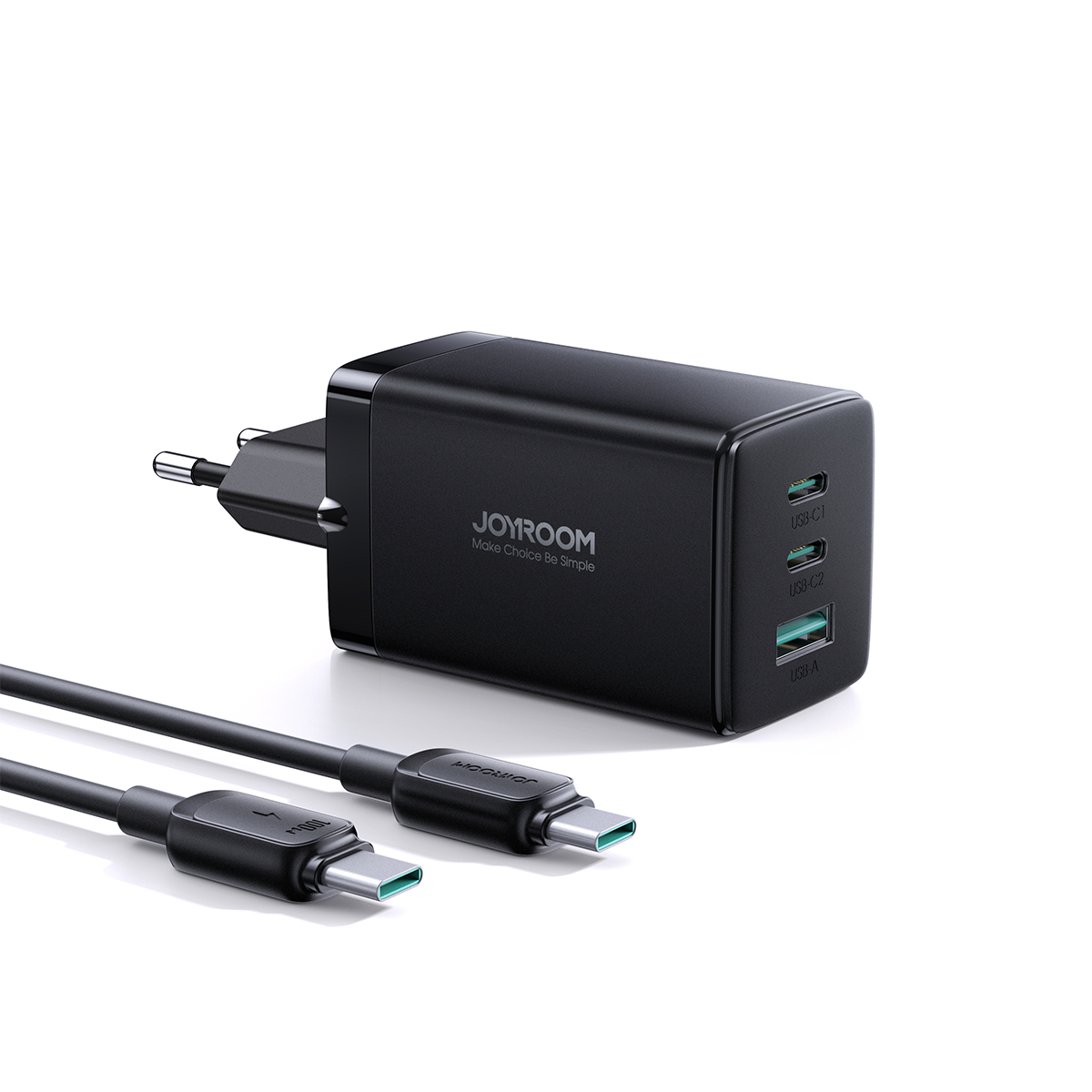 Joyroom 65W GaN Fast Charger With 100W USB-C Cable HL-TCG01 USB-C Charger