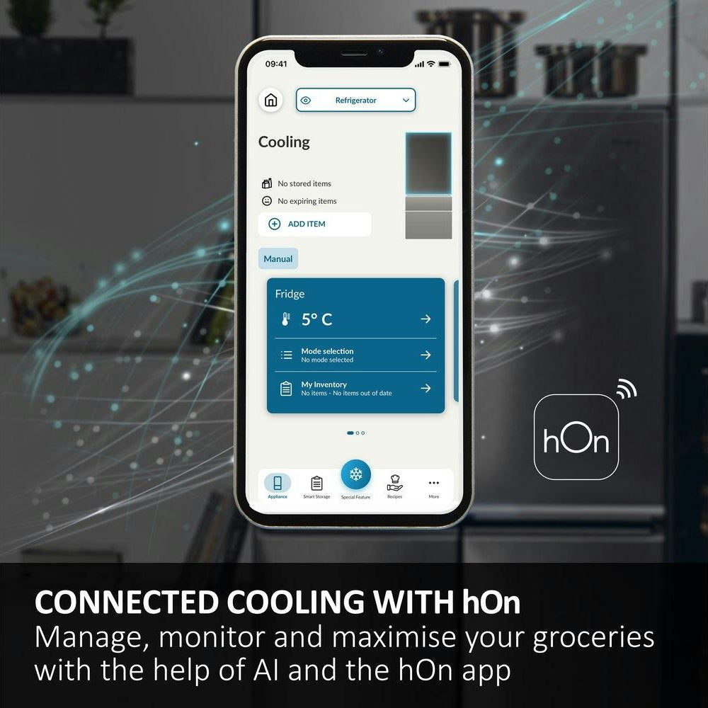 Haier SBS 90 Series 7 American Fridge Freezer | Platinum Inox - HSW79F18CIMM Redmond Electric Gorey