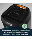 Majority Bluetooth Karaoke Speakers P300 | Black - 1000002884 Redmond Electric Gorey