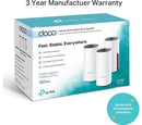 Deco M4 AC1200 Whole Home Mesh Wi-Fi System 2 Pack