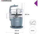 MultiPro Go 1.3L Food Processor Storm Blue
