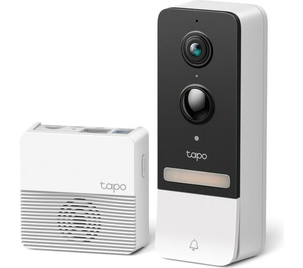 Tapo D230S1 2K 5 MP WiFi Video Doorbell with Chime | White