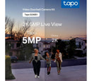 Tapo D230S1 2K 5 MP WiFi Video Doorbell with Chime | White