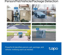 Tapo D230S1 2K 5 MP WiFi Video Doorbell with Chime | White
