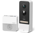 Tapo D230S1 2K 5 MP WiFi Video Doorbell with Chime | White