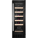 30cm 20 Bottle Freestanding Undercounter Wine Cooler – Black | CFWC304BL