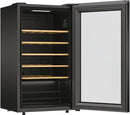 H-WINE 500 34 Bottle Wine Cooler – Black | HOWC034K