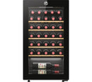 H-WINE 500 34 Bottle Wine Cooler – Black | HOWC034K