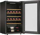 H-WINE 500 34 Bottle Wine Cooler – Black | HOWC034K