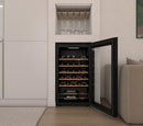 H-WINE 500 34 Bottle Wine Cooler – Black | HOWC034K