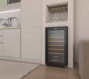 H-WINE 500 34 Bottle Wine Cooler – Black | HOWC034K