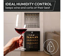 H-WINE 500 34 Bottle Wine Cooler – Black | HOWC034K