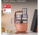 MultiPro Go 1.3L Food Processor Clay Red