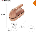QuickMix Go 350W Hand Mixer Clay Red