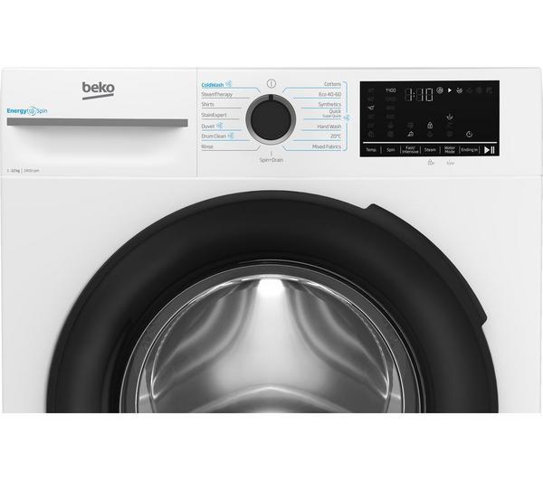 Beko 12kg 1400rpm Washing Machine with EnergySpin and IronFast | White - BM3WT1241IW Redmond Electric Gorey