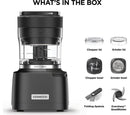 DuoPrep 2-in-1 Chopper & Grinder Black