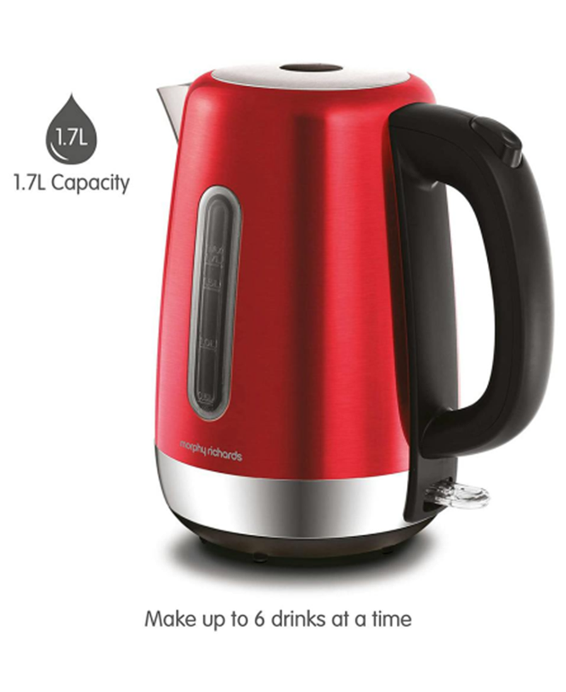 Morphy Richards 1.7L Equip Jug Kettle | Red 102785 Redmond Electric Gorey