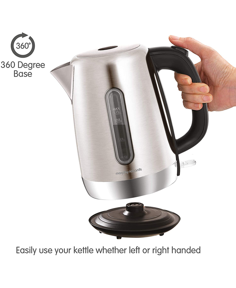 Morphy Richards 1.7L Equip Jug Kettle | Stainless Steel 102786 Redmond Electric Gorey