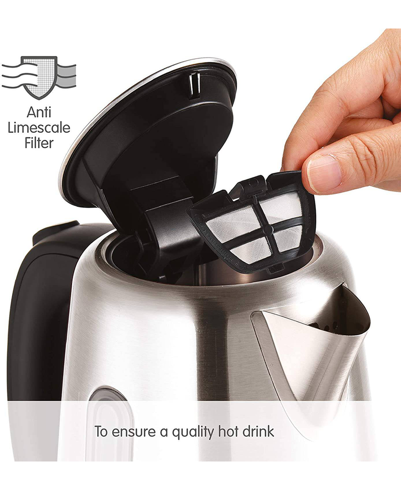 Morphy Richards 1.7L Equip Jug Kettle | Stainless Steel 102786 Redmond Electric Gorey