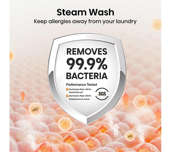 5S 10.5kg/6kg 1400rpm Auto Dosing WiFi Washer Dryer Black