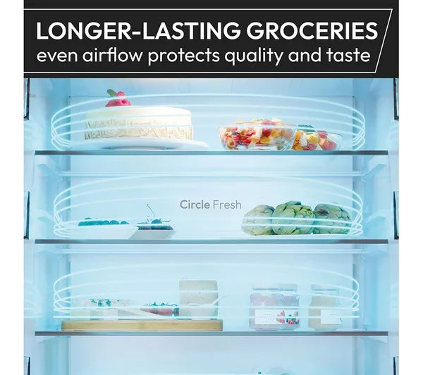 H-Fridge 700 Maxi French Door Fridge Freezer | 176cm (H) | Stainless Steel