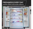 H-Fridge 700 Maxi French Door Fridge Freezer | 176cm (H) | Stainless Steel