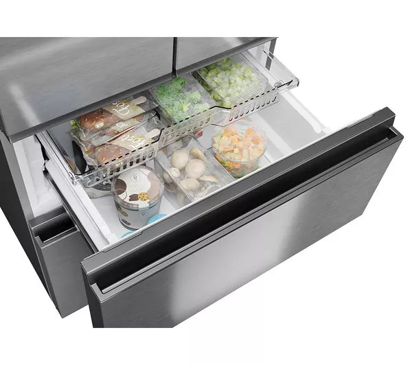 H-Fridge 700 Maxi French Door Fridge Freezer | 176cm (H) | Stainless Steel