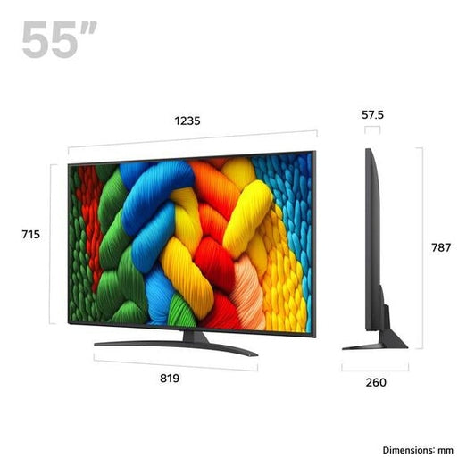 LG Nano81 55" 4K UHD NanoCell Smart TV | 55NANO81A6A.AEK LG TV Redmond Electric