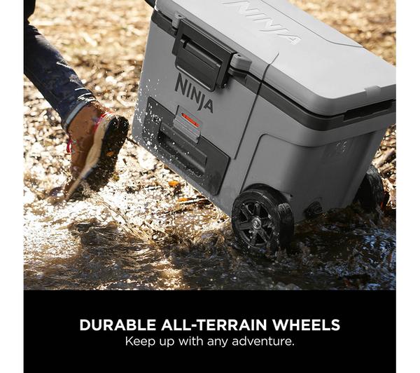 Ninja FrostVault 45QT/42L Wheeled Cooler with Dry Zone | Slate Grey - FB245UKGY