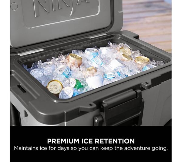 Ninja FrostVault 45QT/42L Wheeled Cooler with Dry Zone | Slate Grey - FB245UKGY