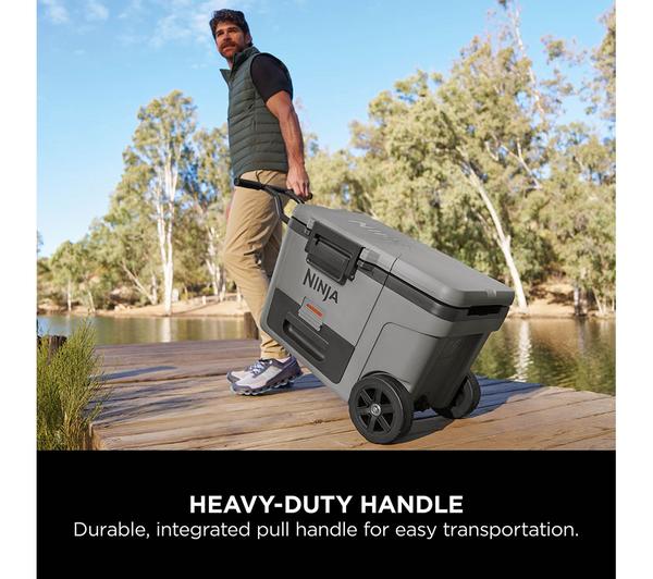 Ninja FrostVault 45QT/42L Wheeled Cooler with Dry Zone | Slate Grey - FB245UKGY