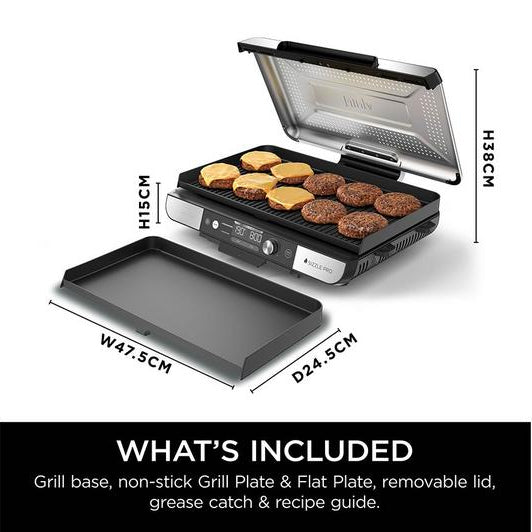 Ninja Sizzle Pro XL Grill & Flat Plate - GX101UK Redmond Electric Gorey