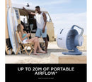 FlexBreeze HydroGo Misting Fan | Glacier Blue