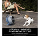 FlexBreeze HydroGo Misting Fan | Glacier Blue