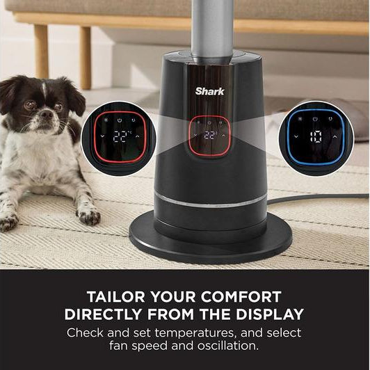 Shark TurboBlade Cool + Heat Fan Heater | Charcoal - TH200UK Redmond Electric Gorey