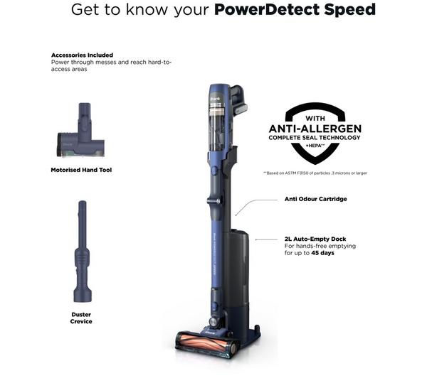 PowerDetect Speed Clean & Empty Pet Pro Cordless Vacuum | Ultramarine