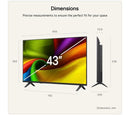 43" NANO NU85 4K UHD AI Smart TV