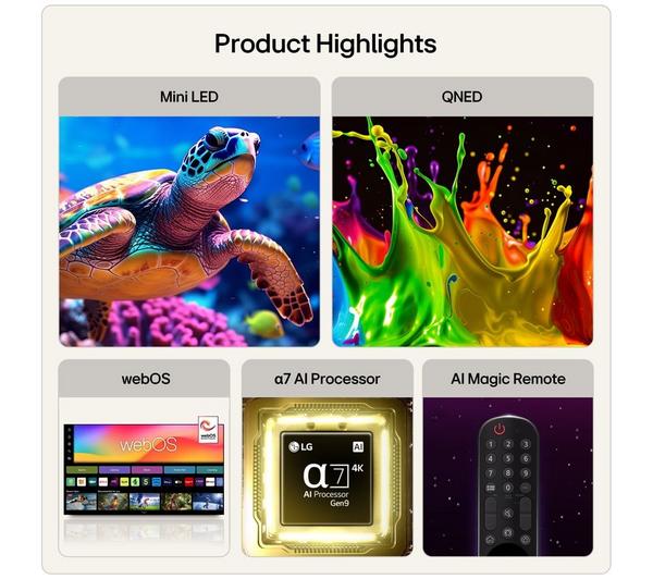 65" QNED72 QNED AI Mini LED 4K Smart TV (2026)